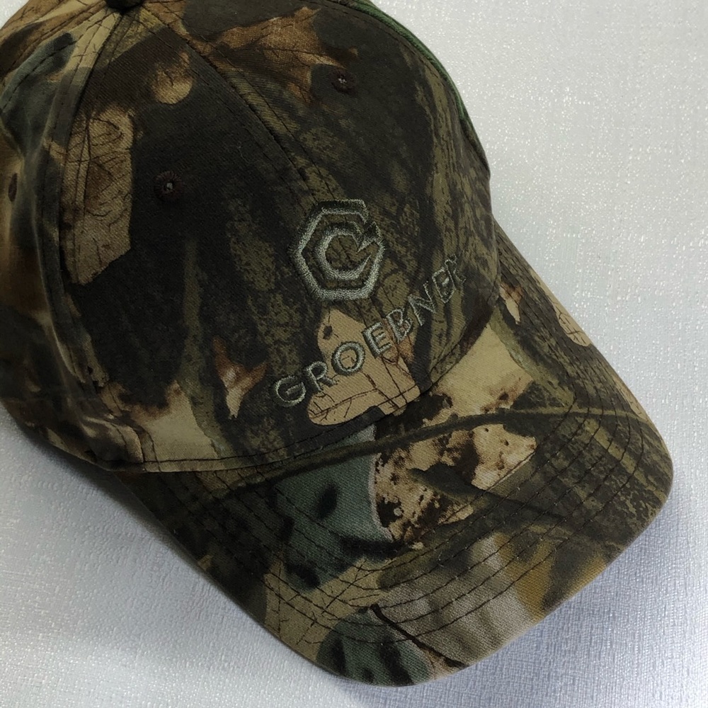 Cap America Men's Hat Camo Velcro Snap Groebner - Picture 14 of 15